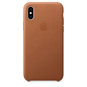 Leren Hoesje Voor Iphone Xs - Zadelbruin - Apple (Nl)