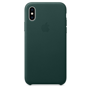 Leren Hoesje Voor Iphone Xs - Bosgroen - Apple (Be)