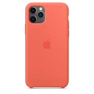 Coque en silicone pour iPhone 11 Pro Clémentine Apple (FR)