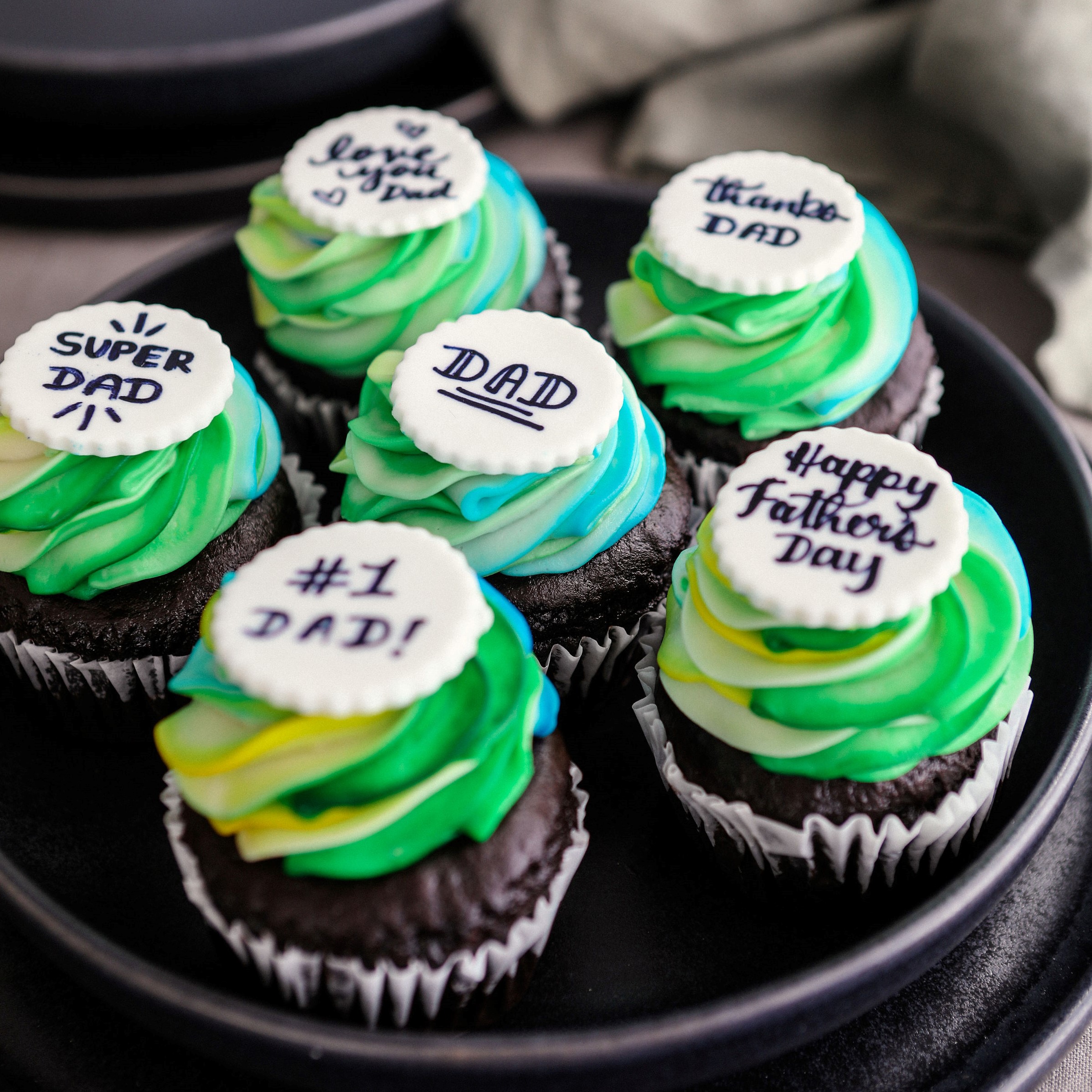 Cupcakes Father’s Day Themed Strawberry Blonde Bakery