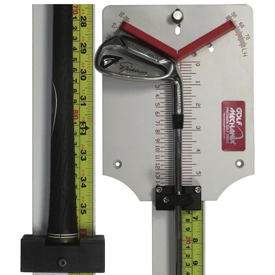 Club Length Ruler w/Lie Angle Sole Plate Swing Science Store