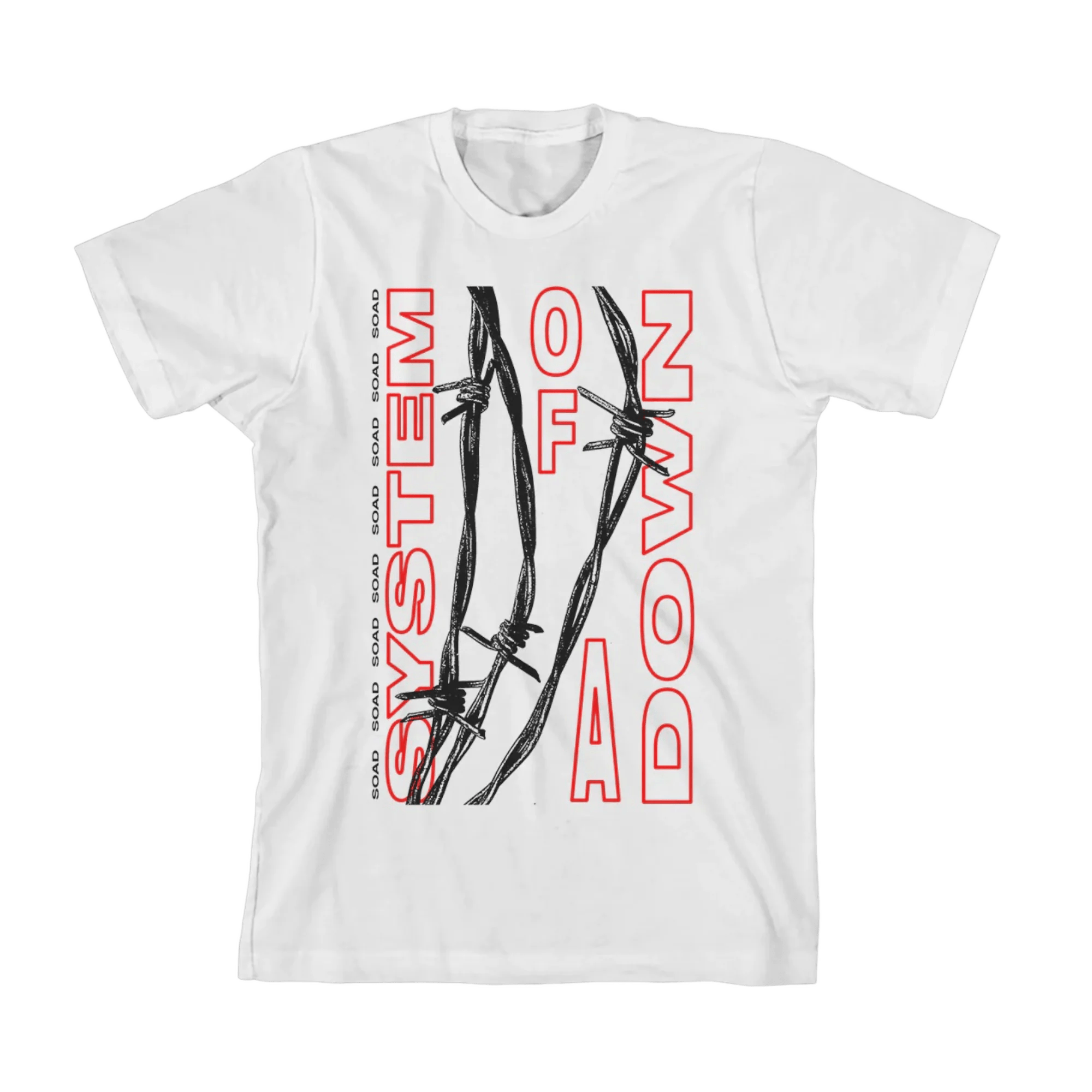 Barbed Wire TShirt System of a Down