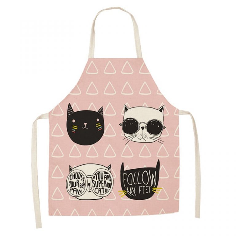 Various Cat Themed Kitchen Aprons FREE Shipping The Great Cat Store