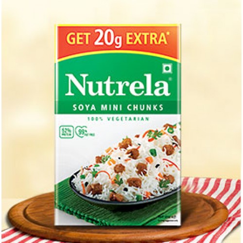 Nutrela Soya Mini Chunks Meat Substitute (7.8 oz.)