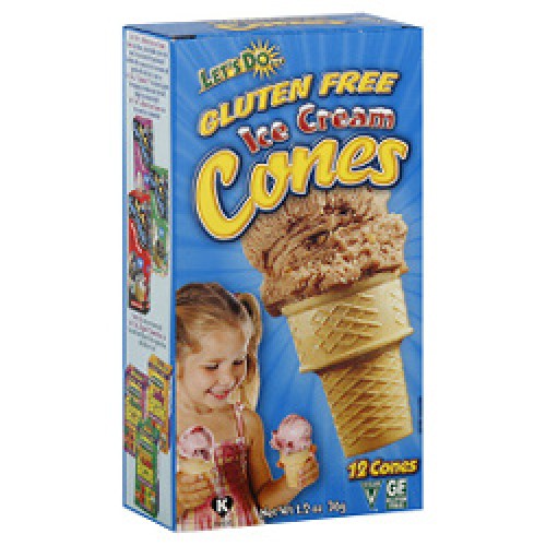 Let's Do All Natural Vegan Ice Cream Cones (12pack)