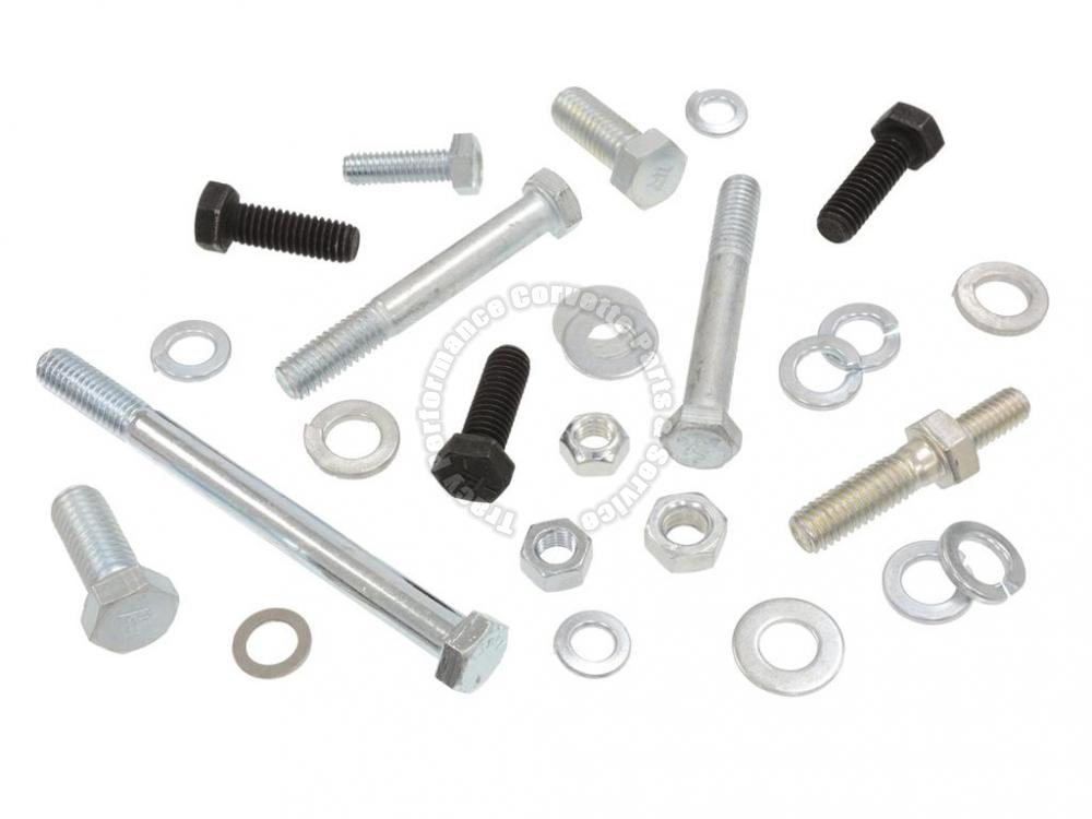 19651974 Corvette Alternator Bracket Bolt Kit w/ Power Steering 427/ 454 Tracy Performance