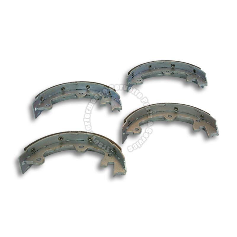 19651982 Corvette Parking / Emergency Brake Shoe Set Stainless Steel