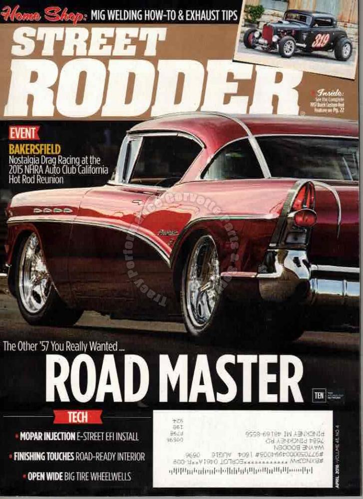 April 2016 Street Rodder Stephen Stephen Michaele Giles 1957 Buick