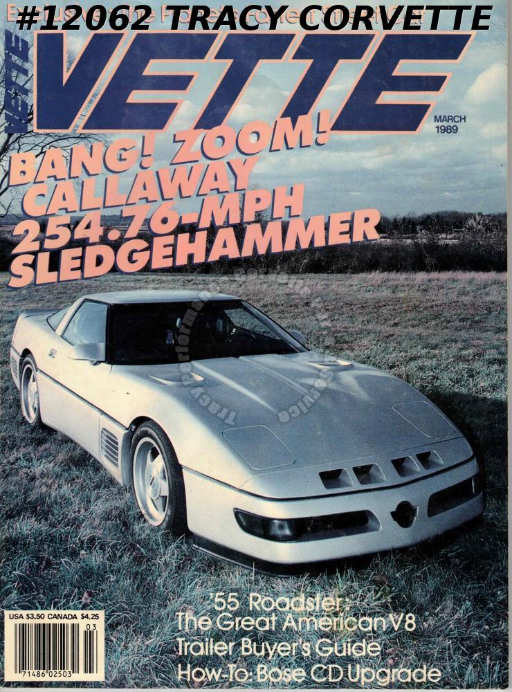March 1989 Vette Callaway Sledgehammer LT5 ZR1 Zimmerman's 55 Roadster