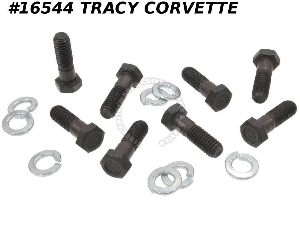 19631979 Corvette Half Shaft U Joint Cap Bolt and lock washer Set