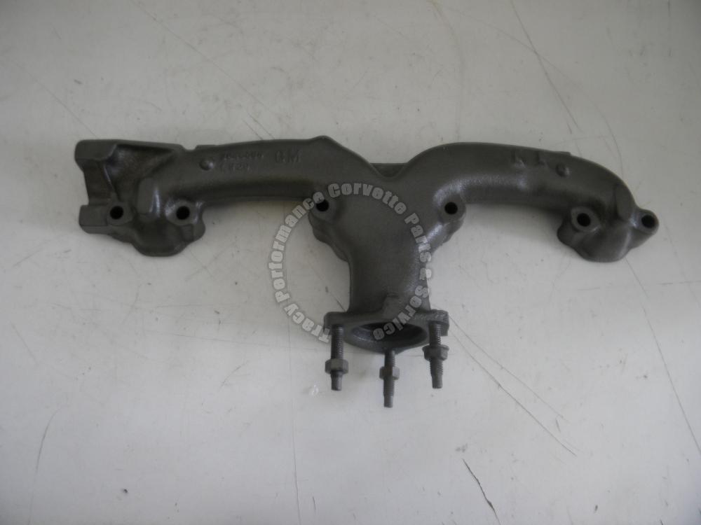 196471 Corvette Original 3846559 SBC LH Exhaust Manifold Dated E 25