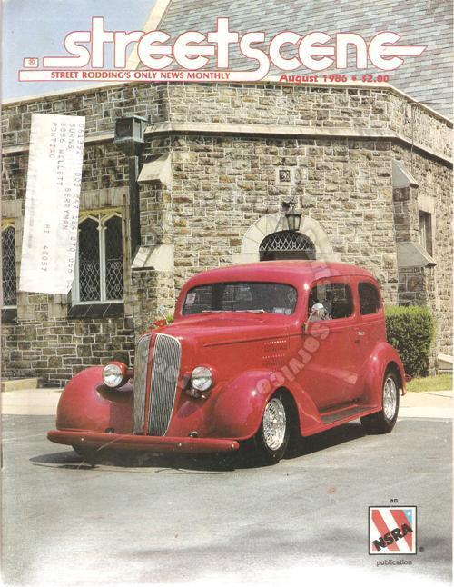 August 1986 Street Scene NSRA Nationals East Detroit Valve Cover Boat