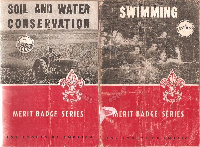 Boy Scouts of America Merit Badge Series Swimming Soil Water