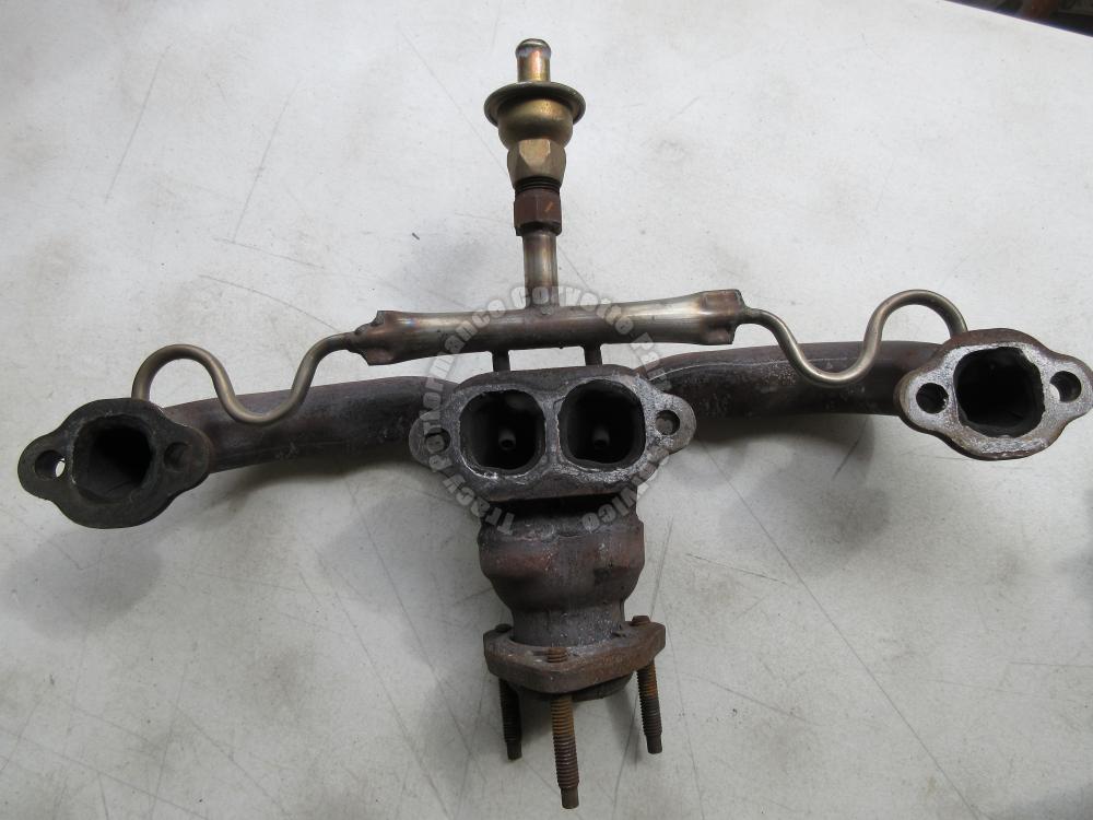 1980 Corvette Original 14014437 14014438 Exhaust Manifolds w/AIR Smog