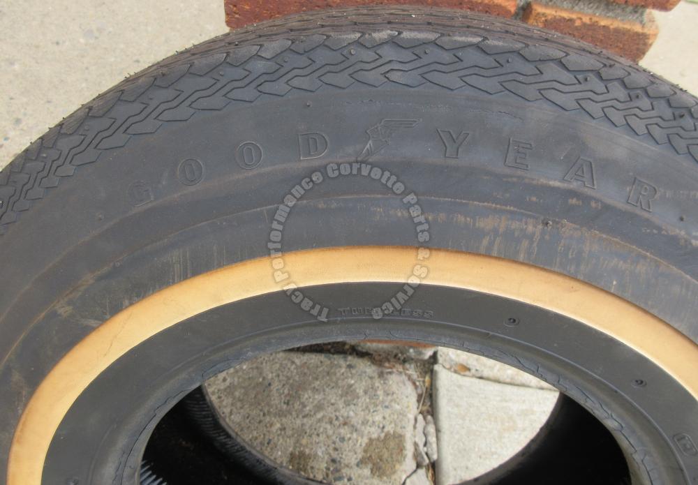 G7814 Goodyear Whitewall Custom Power Cushion Polyglas Tire DOT Trunk