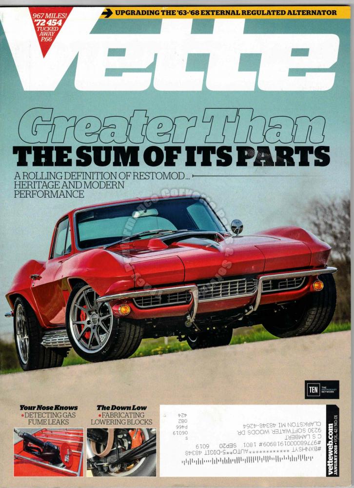 January 2018 Vette Al McDonald 1960 C1 Vette Pro Street 1963 Tracy