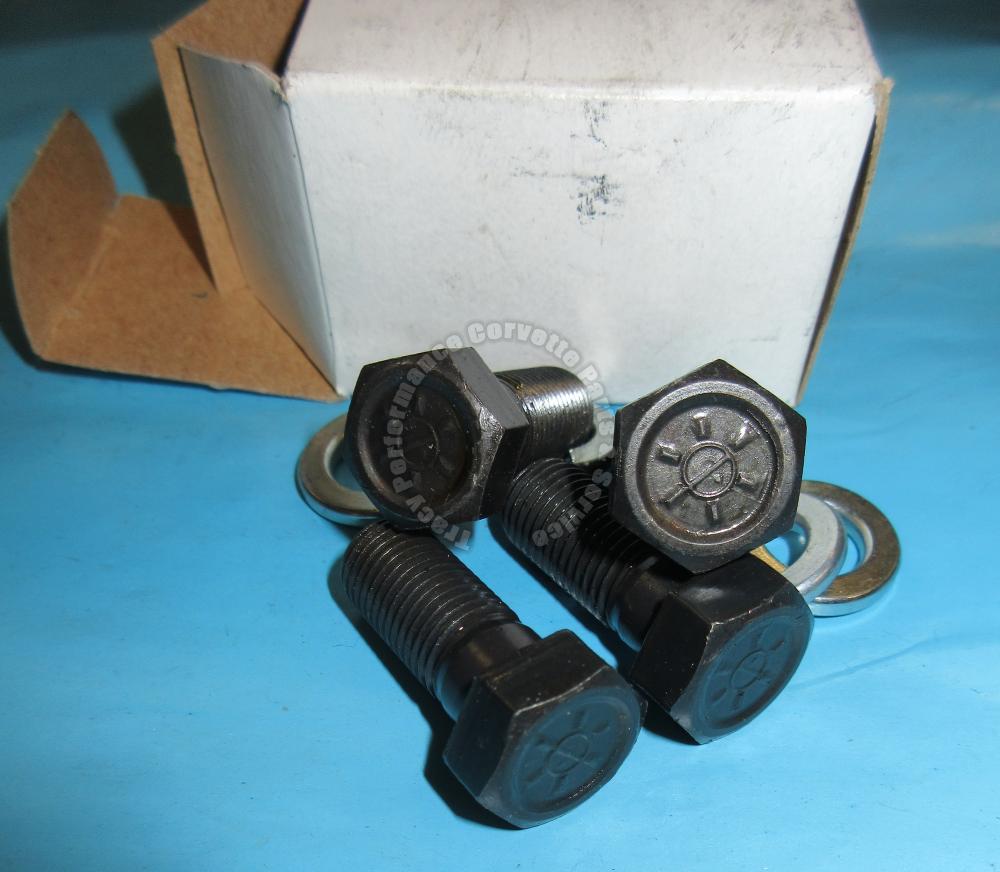 19651982 Corvette Brake Caliper Mount Bolt And Lock Washer Correct Set of 4ea Tracy