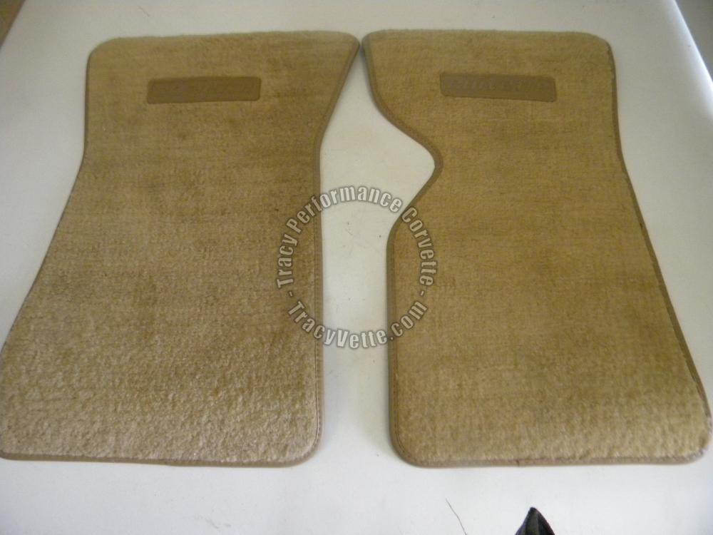 19701982 Corvette Medium Doeskin Cut Pile Floor Mats/Pr C3 70 71 72 73