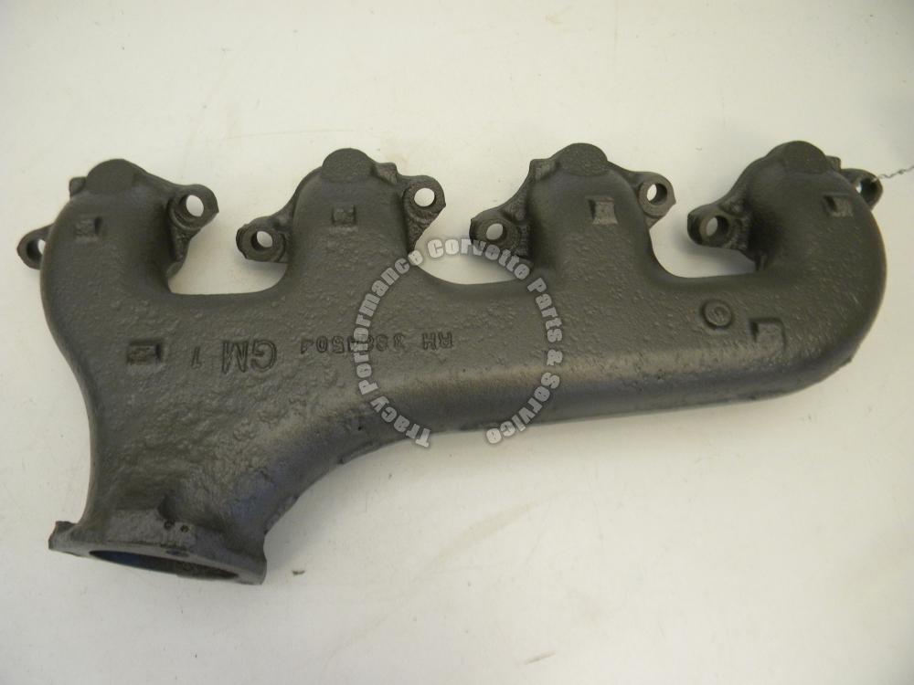 19661968 Chevy Pass Car 3884504 RH 2 1/2" BBC Exhaust Manifold w/o