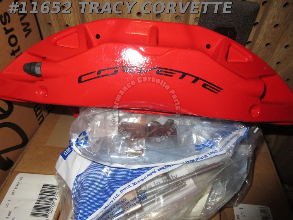 20142019 Corvette J55 Brake Upgrade Kit w/Red Brembo Calipers Pad