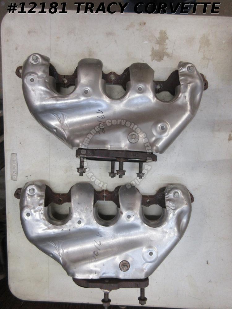 20152016 Used 12629726 & 12629727 Corvette Z06 R/L Exhaust Manifolds w