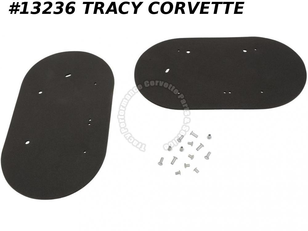19631967 Corvette Fresh Air Vent Door Seals w/Rivets+2 Seals May Fit