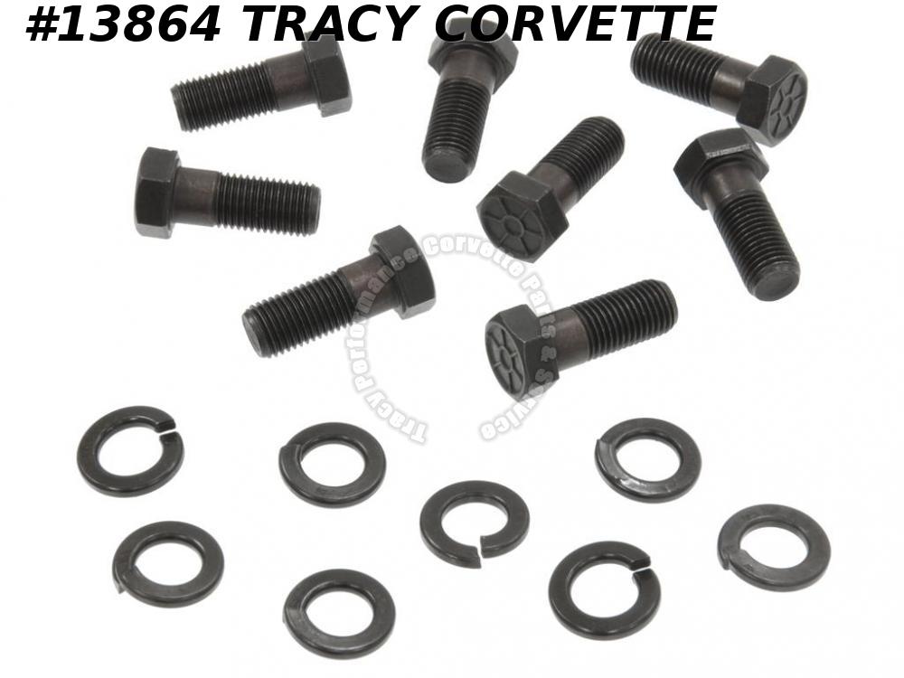19651982 Corvette Brake Caliper Mount Bolt 3843384 Lock WasherFull Car Set Tracy Performance