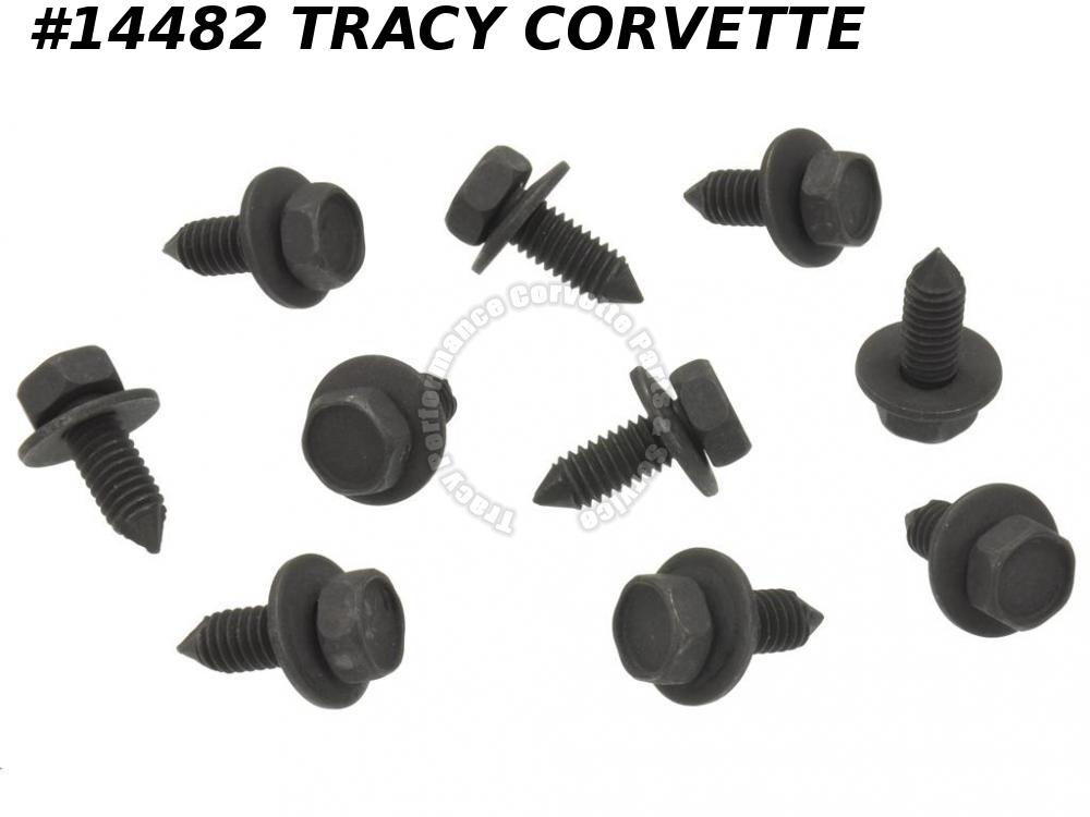 19631967 Corvette Hood Hinge Bolt Set GM 3847758 10 Pieces Tracy