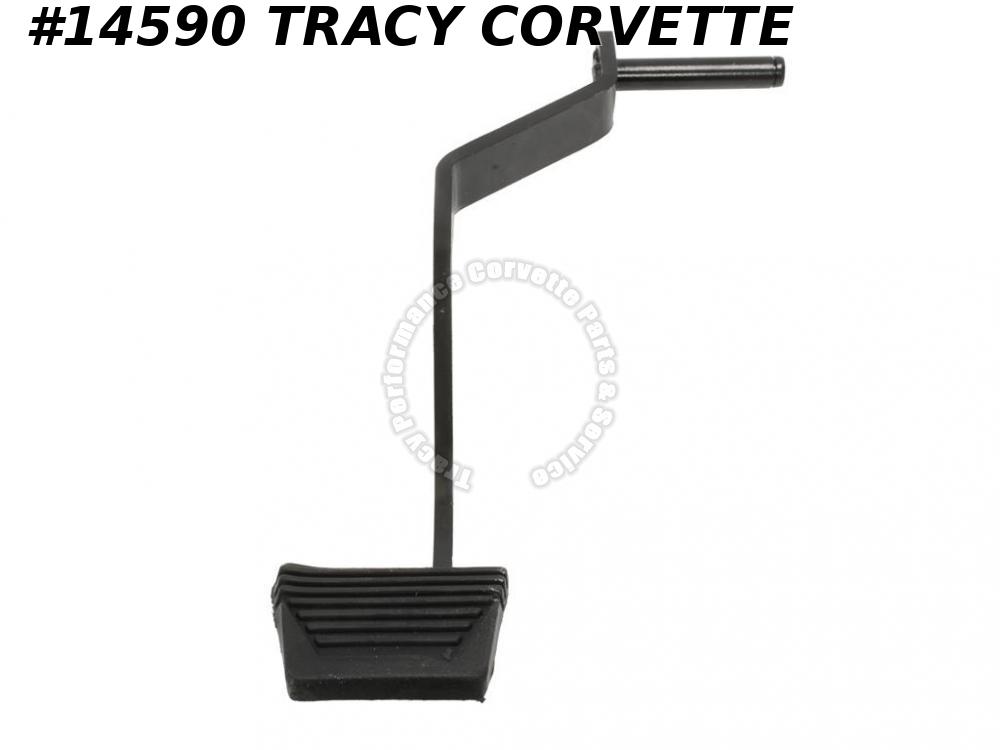 19631966 Corvette Clutch Pedal GM 3832855 with Pivot Shaft 3832855 Tracy Performance