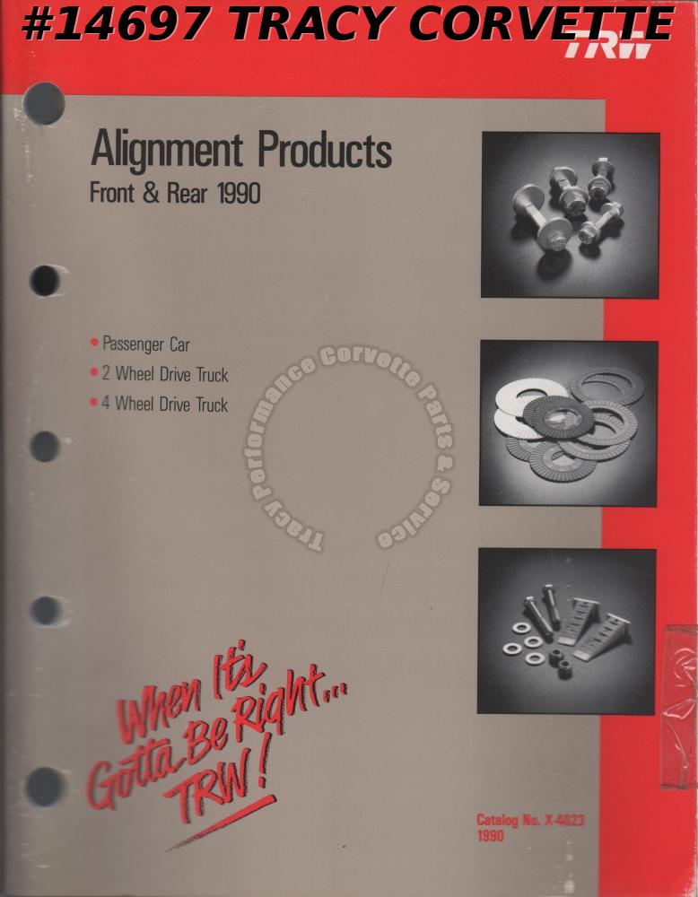 1990 TRW Alignment Products Front and Rear Catalog Tracy Performance