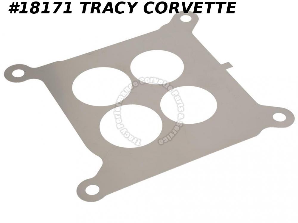 19661967 Corvette 3884575 Holley Carburetor Baffle Plate 300 Or 390