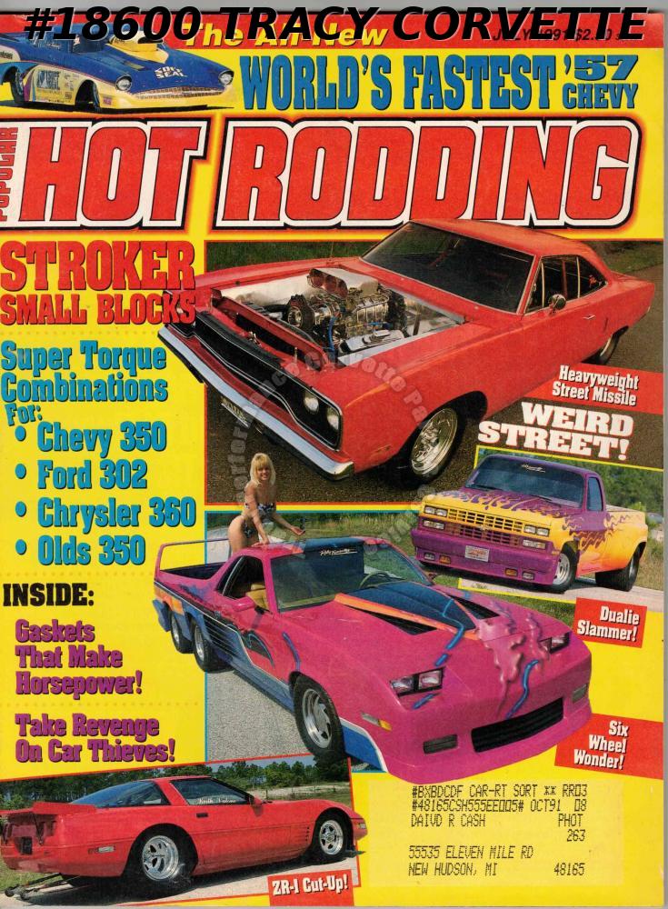 July 1991 Popular Hot Rodding Rob Vandergriff World Fastest 1957