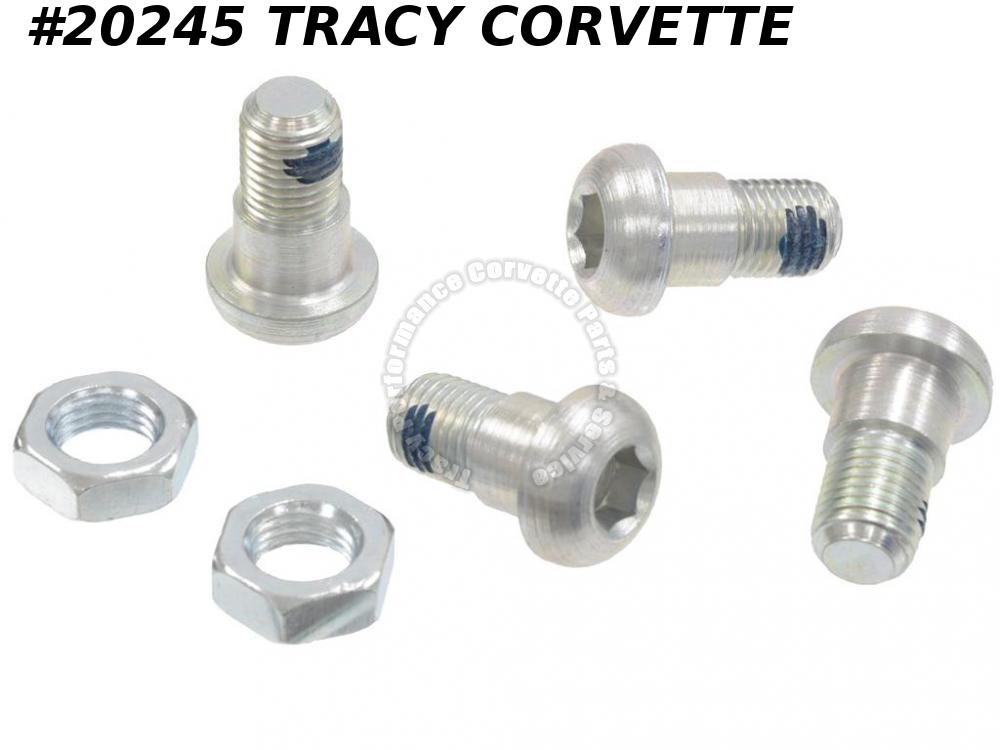 19661968 Corvette Seat Belt Bolt Kit with Shoulder Harness 4 Special
