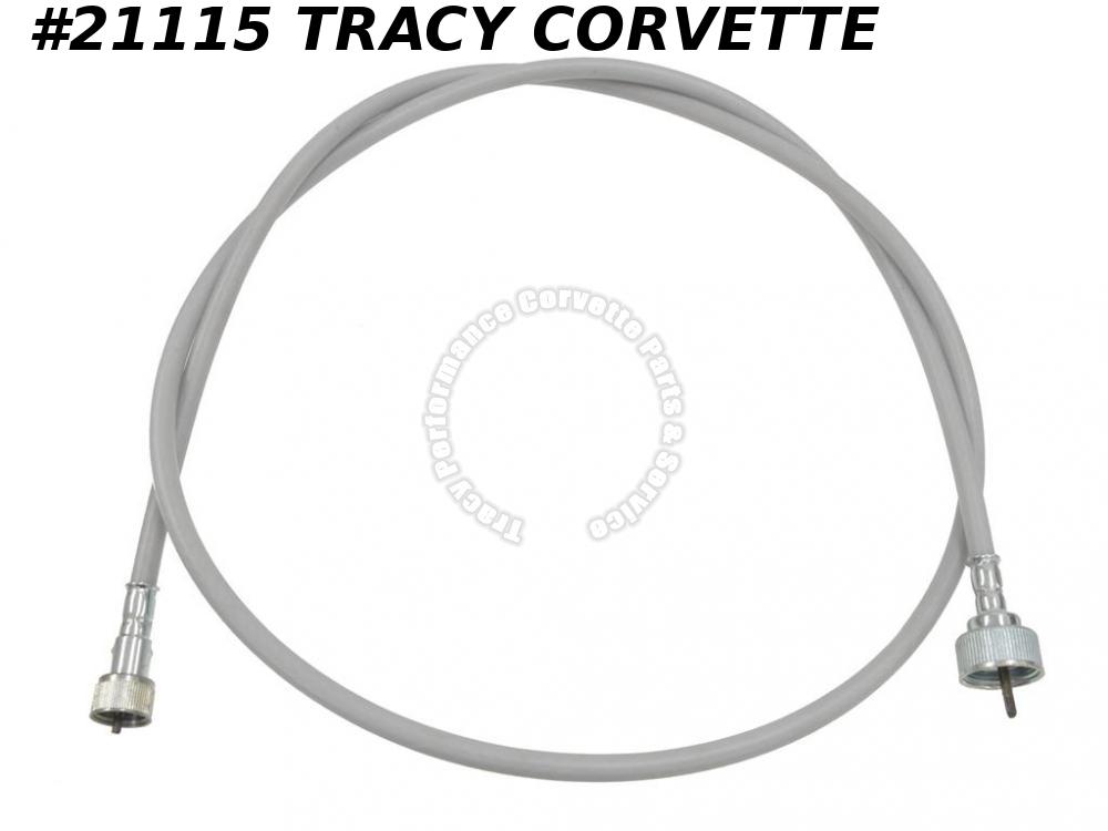 19631964 Corvette Speedometer Cable GM 3839895 Gray Case 57" Tracy Performance Corvette