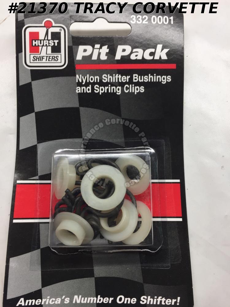 HURST 3320001 CORVETTE Pack Nylon Shifter Bushing Spring Clips 4 speed