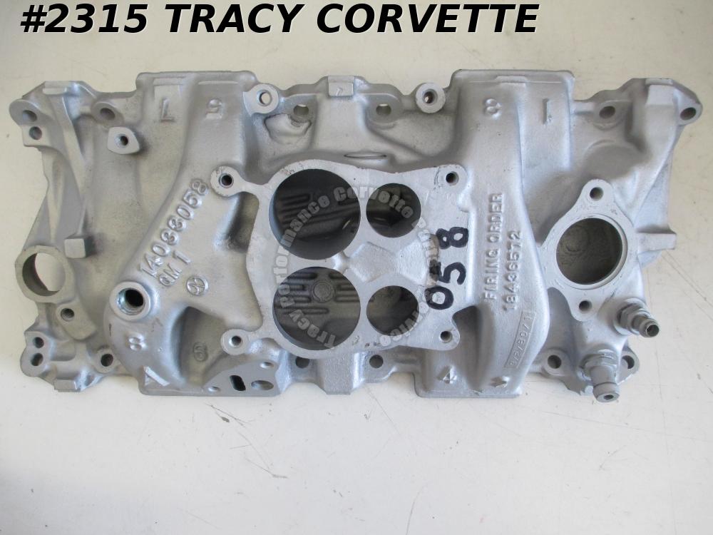 1981 Corvette Aluminum Intake Manifold 14033057 14033058 QuadraJet Used