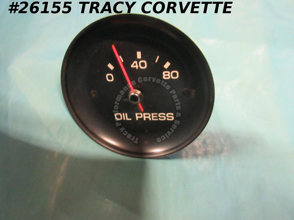 1977 77 Corvette Oil Pressure Gauge Delco Gage and Resistor Rebuilt Orig 6464854 Tracy