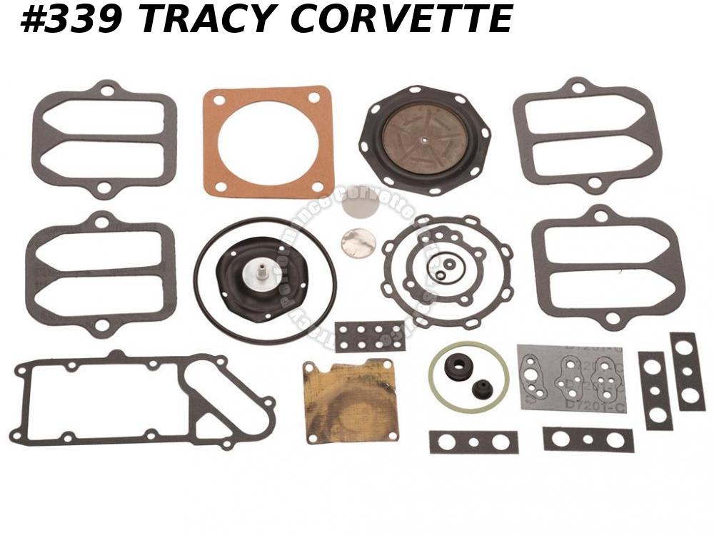 19571962 Corvette Fuel Injection GM 7014104 Rebuild Kit Diaphragms