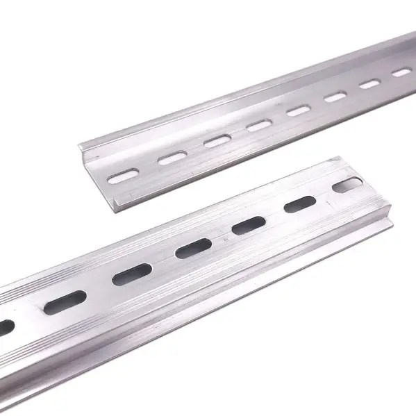 Din Rail Slotted type Aluminium RoHS