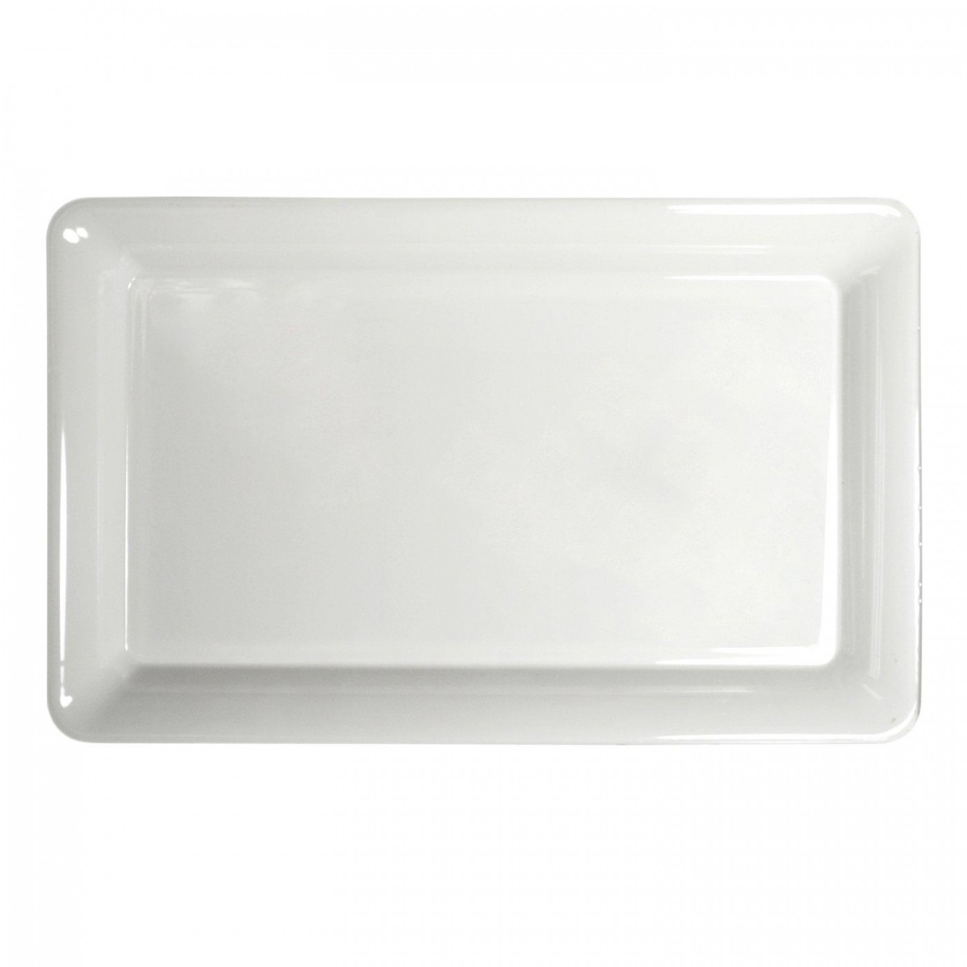 White Heavy Duty Rectangular Plastic Tray 1 Piece Upper Sturt
