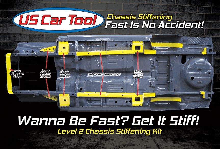 7074 Dodge Challenger E Body Total Chassis Stiffening Pack