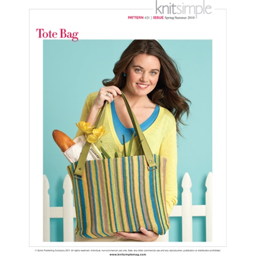 TOTE BAG Vogue Knitting