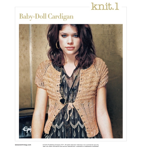 BABYDOLL CARDIGAN Vogue Knitting