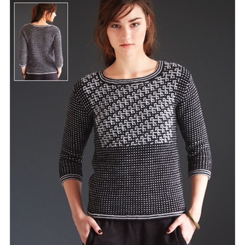 GARTER STITCH PULLOVER Vogue Knitting