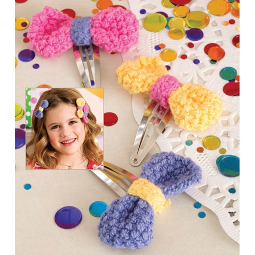 BOW HAIR CLIPS Vogue Knitting