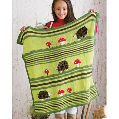 HEDGEHOG BLANKET Vogue Knitting