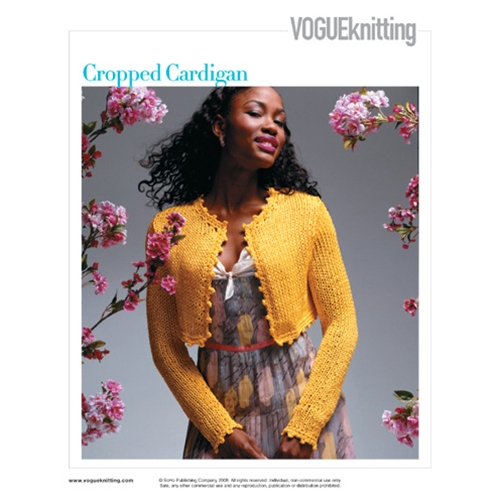 CROPPED CARDIGAN Vogue Knitting