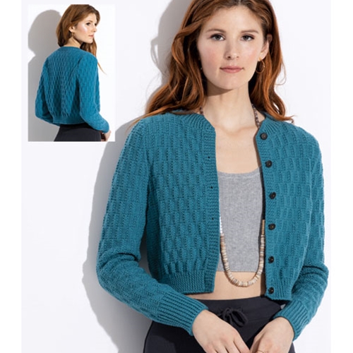 CROPPED CARDIGAN Vogue Knitting