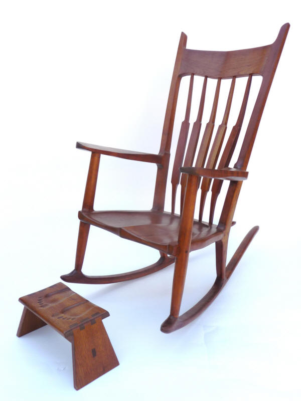 Wood Rocking Footstool Plans PDF Plans