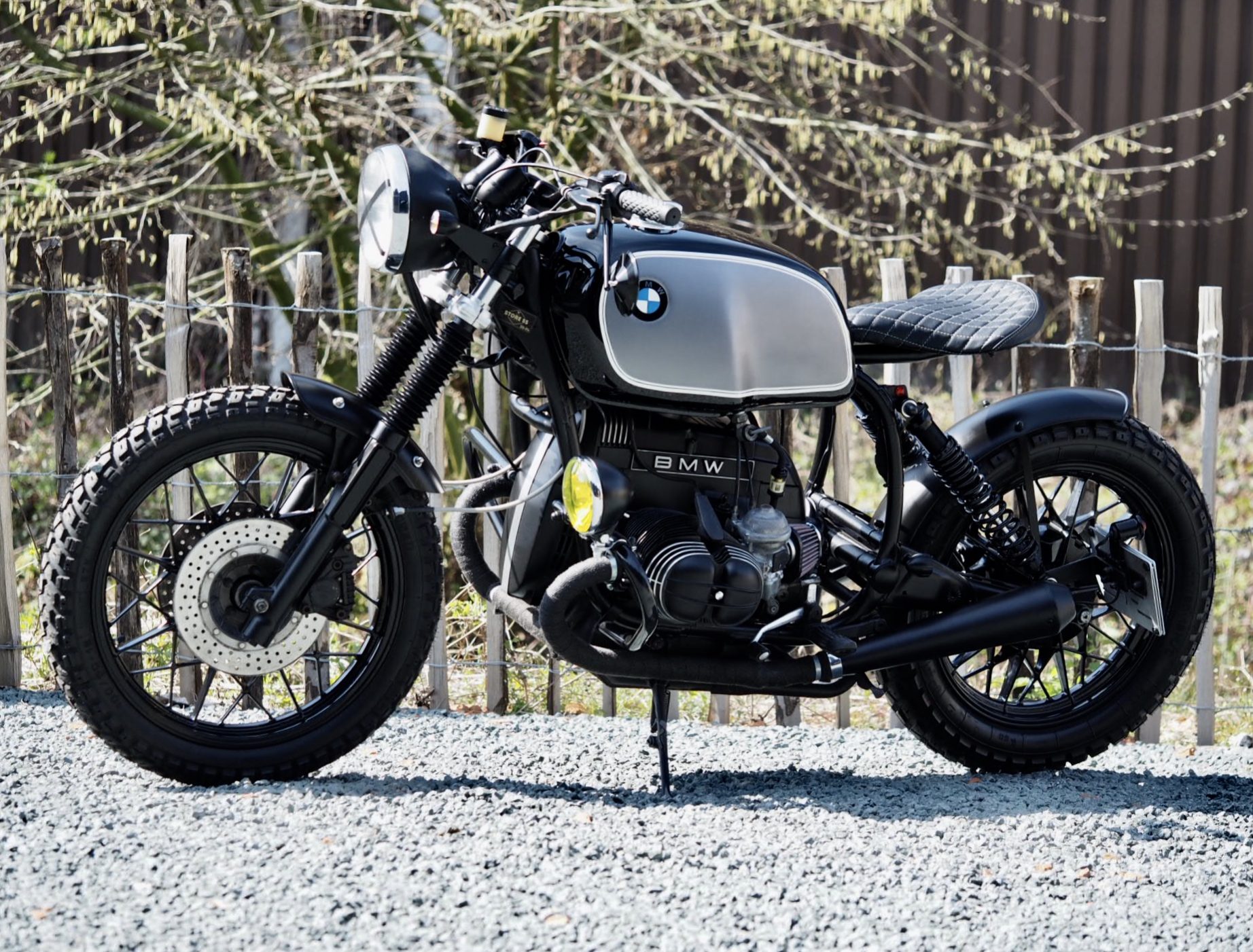 Réalisation Bobber sur notre BMW R80 RT 1984 Vendue Store 55